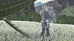 A wireframe from shot 05 of my demo reel.